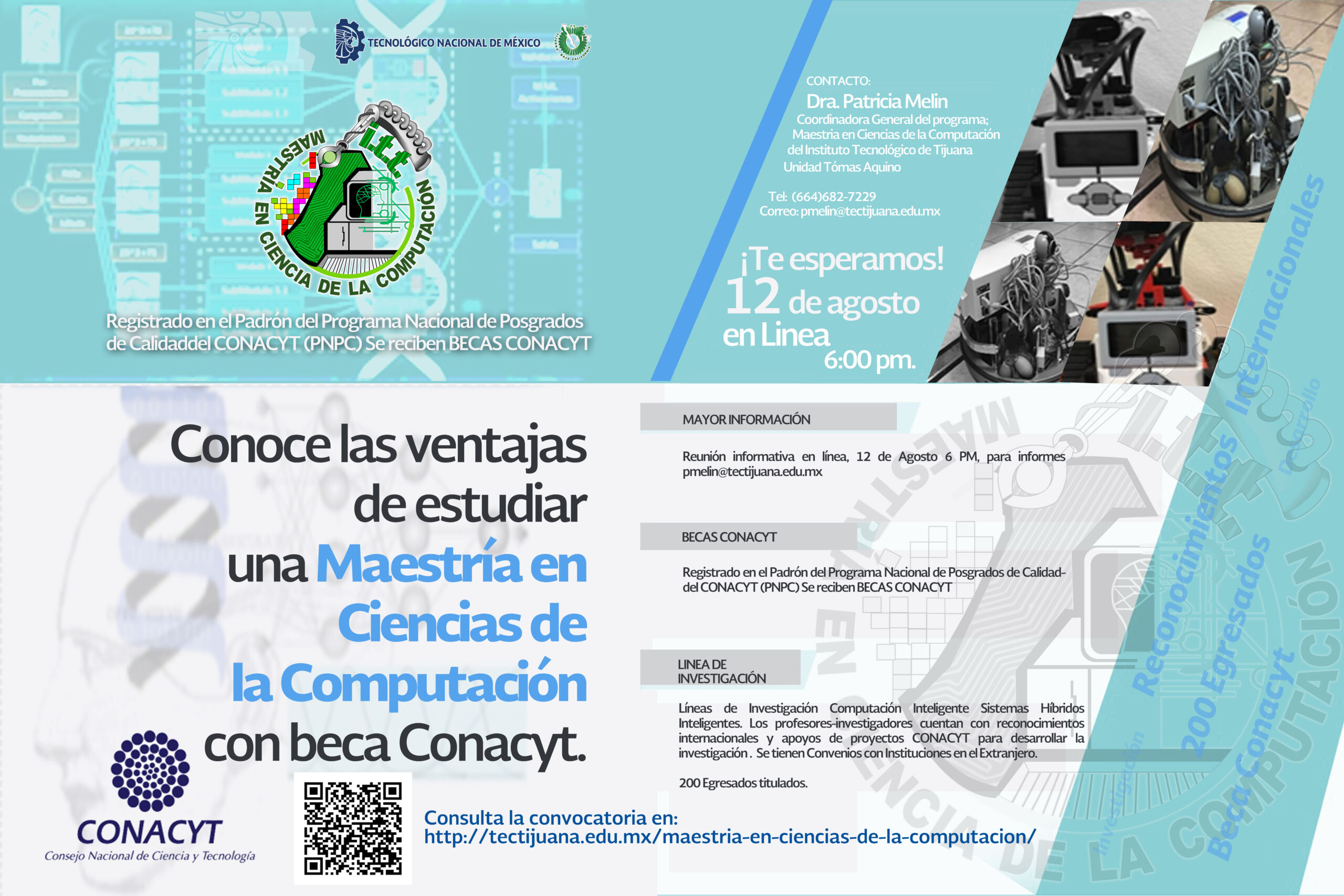 Reunión Informativa sobre Convocatoria 2020-2 para ingreso a la Maestría en Ciencias de la Computación