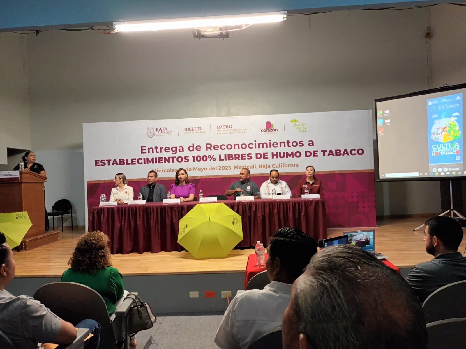 Reconocimientos al ITT de ESPACIO 100% LIBRE DE TABACO Y EMISIONES