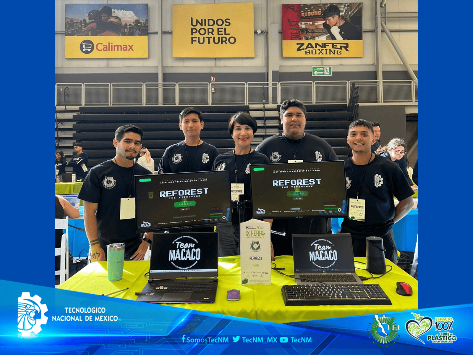 Estudiantes del TecNM – Tijuana Obtienen Tercer Lugar con “Reforest” en Feria Ambiental