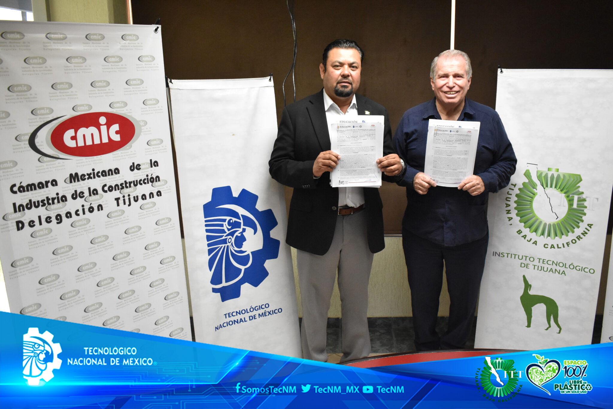 TecNM Tijuana y CMIC firman convenio de colaboración