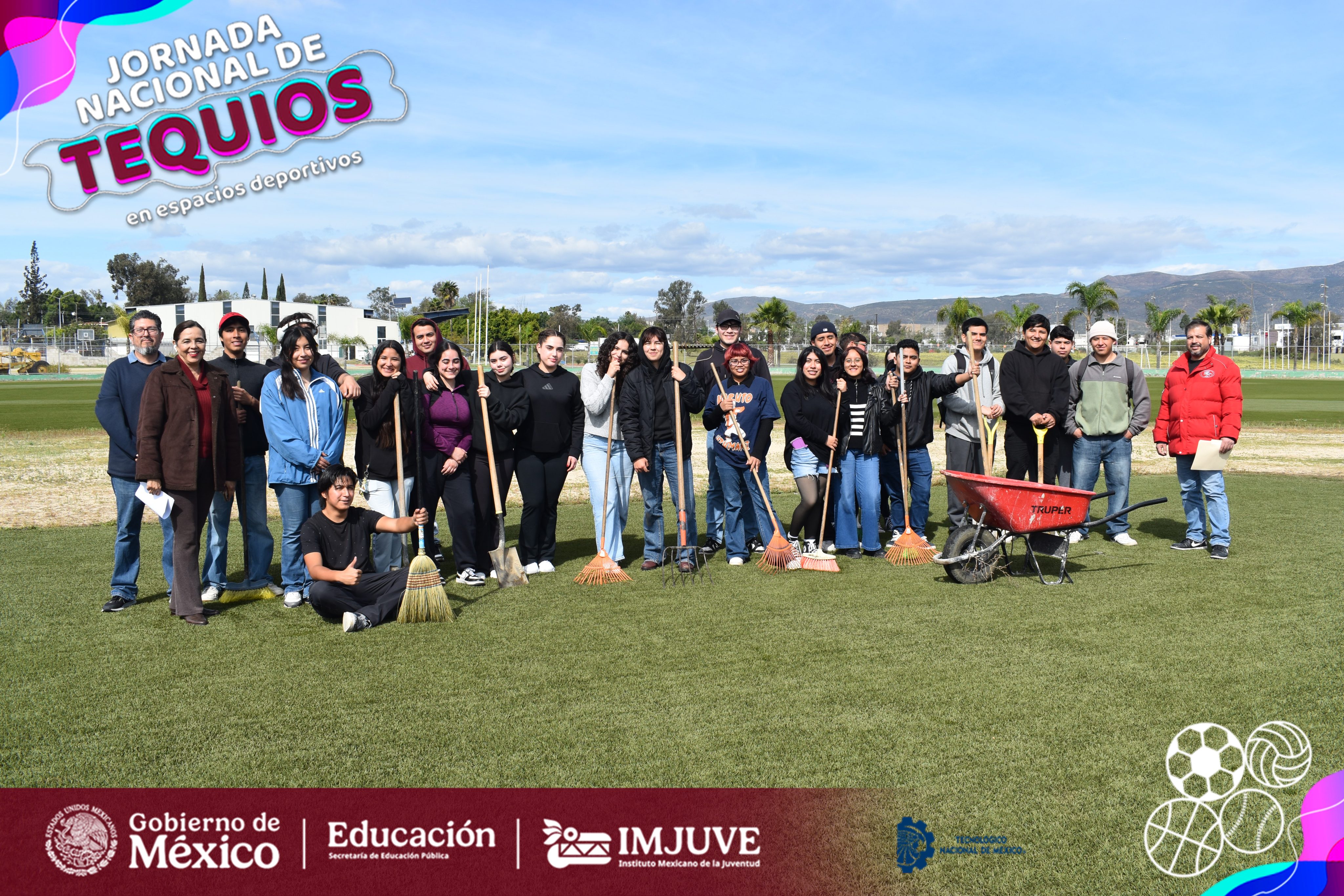 Jornada Nacional de Tequios en Espacios Deportivos