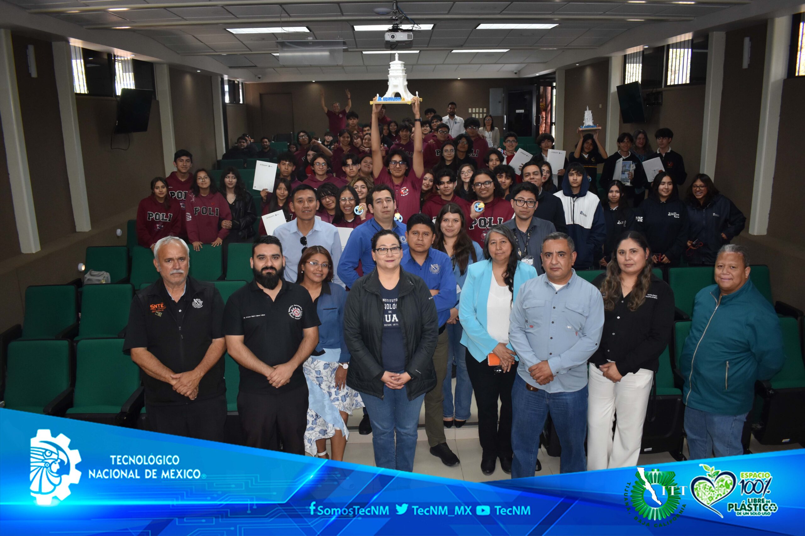 Realizan premiación y clausura del XL Concurso Regional de Ciencias Básicas en el TecNM Tijuana