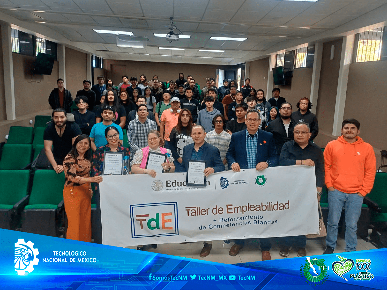 Concluye con éxito el 16vo. Taller de Empleabilidad y Reforzamiento de Competencias Blandas en el TecNM Tijuana