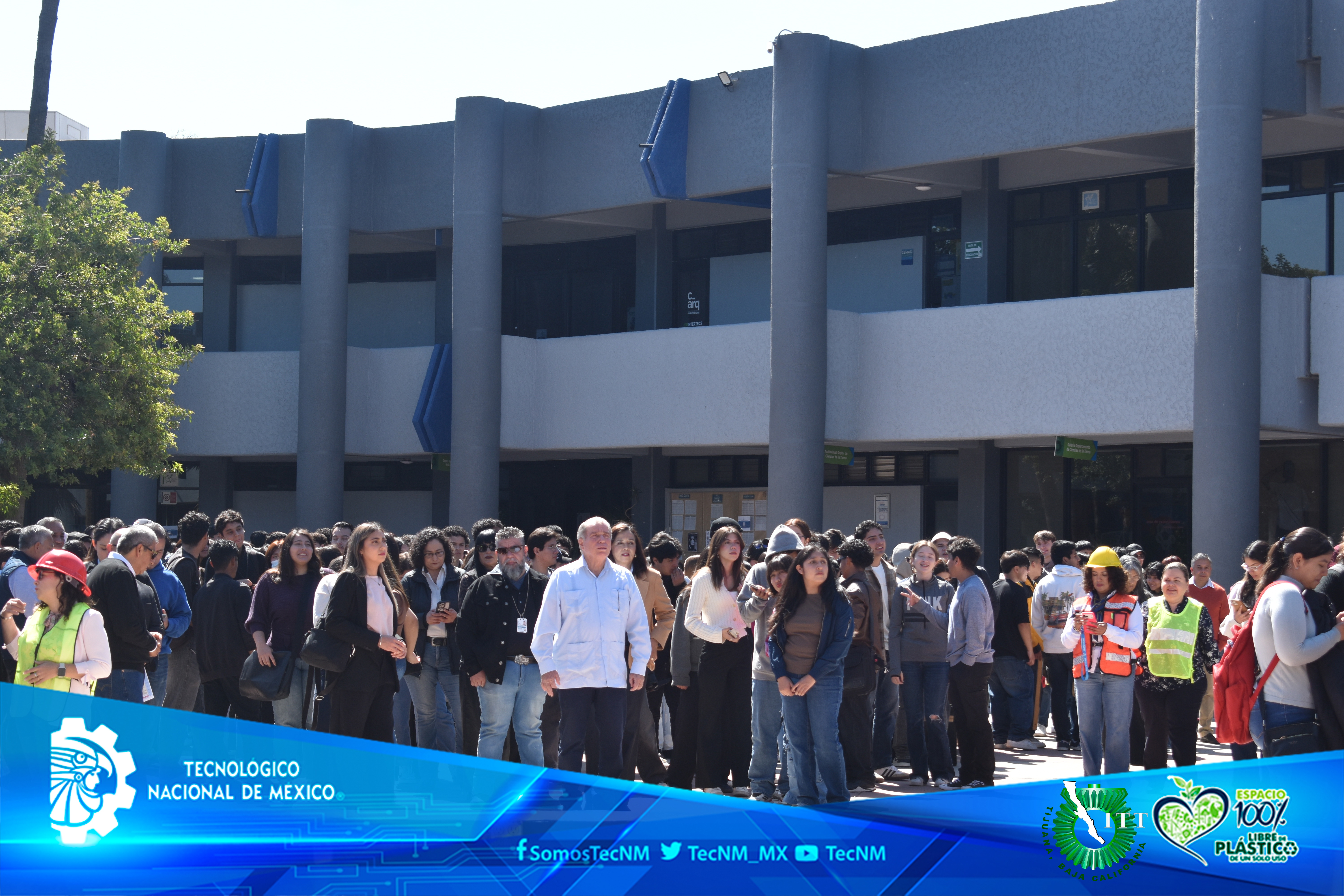 Participa el TecNM – Tijuana en el Primer Simulacro Nacional 2026
