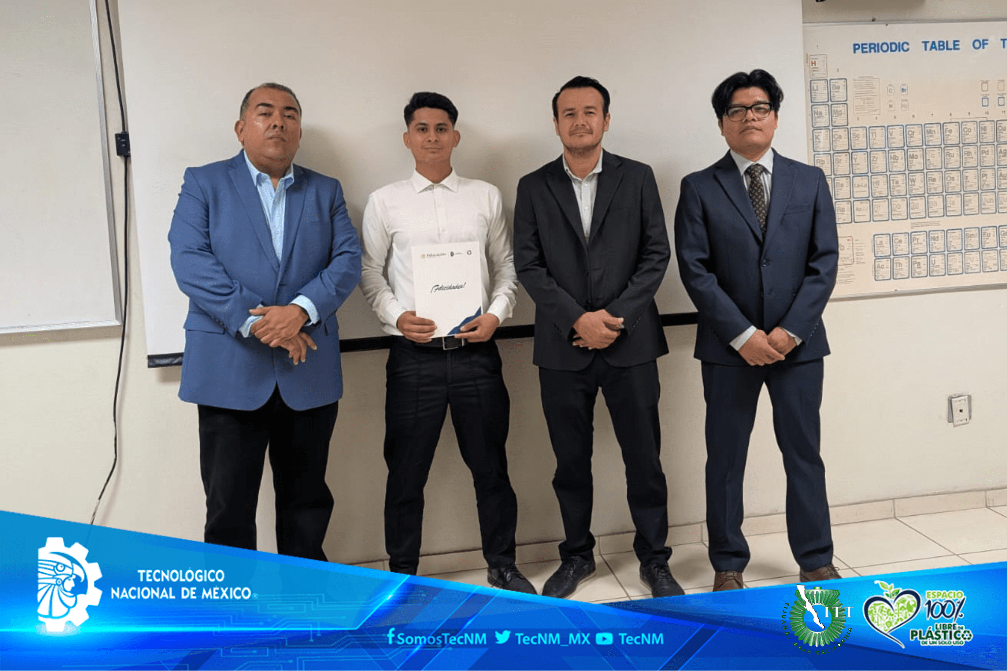 Realizan toma de protesta de egresados del Centro de Graduados e Investigación en Química del TecNM – Instituto Tecnológico de Tijuana