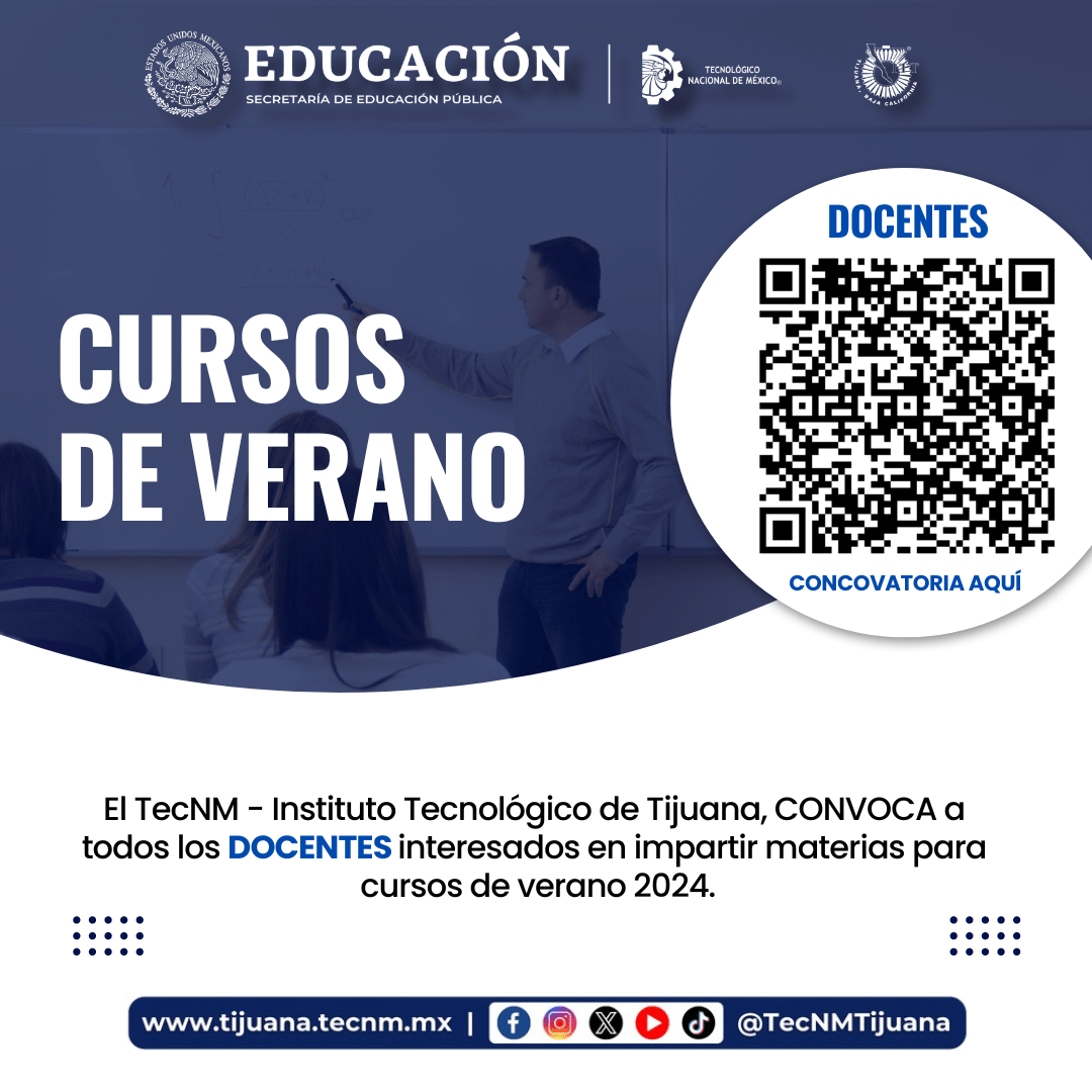 Convocatoria para cursos de verano 2024 dirigida a la comunidad docente