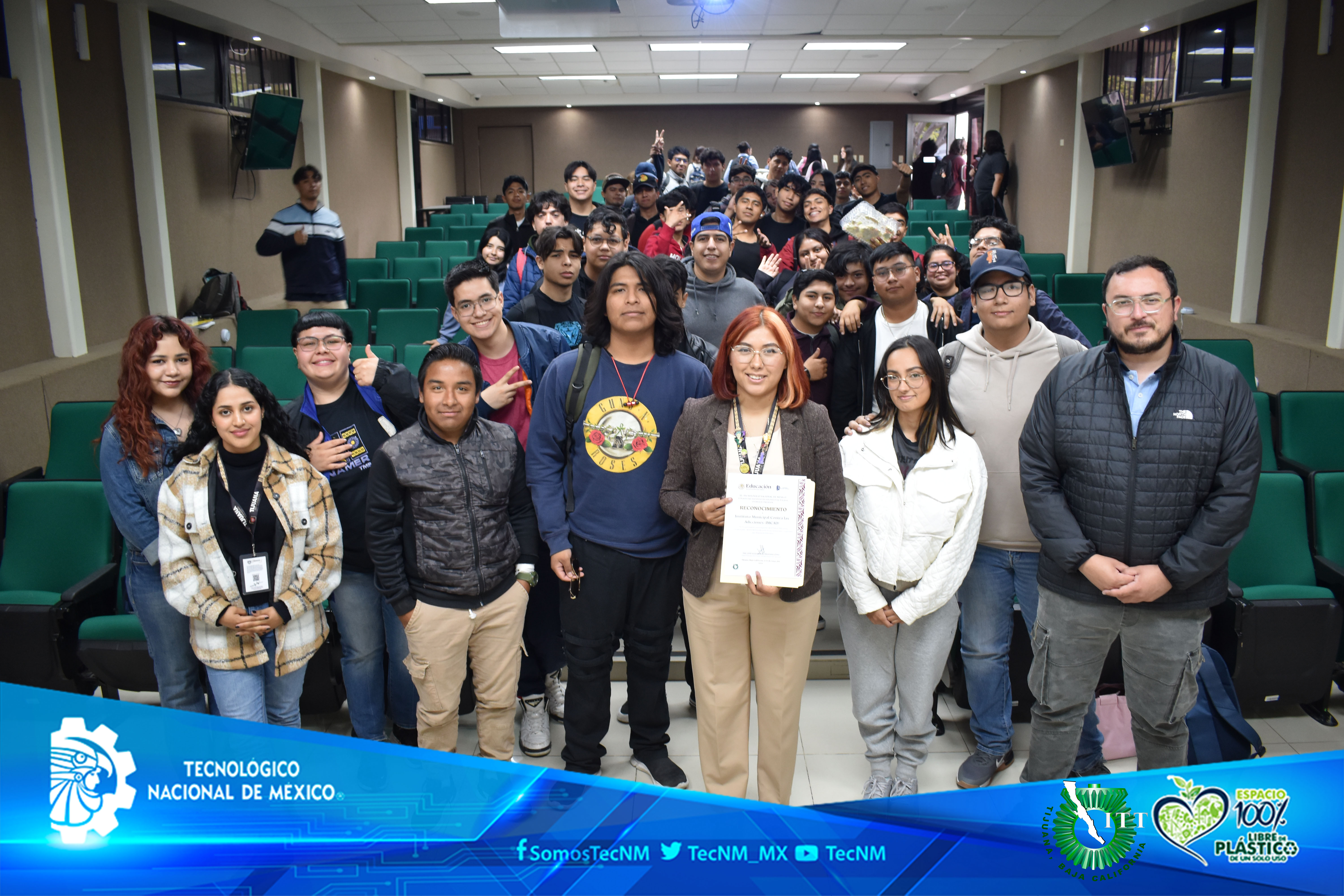 Imparten conferencia “Adicciones Conductuales” en el Instituto Tecnológico de Tijuana