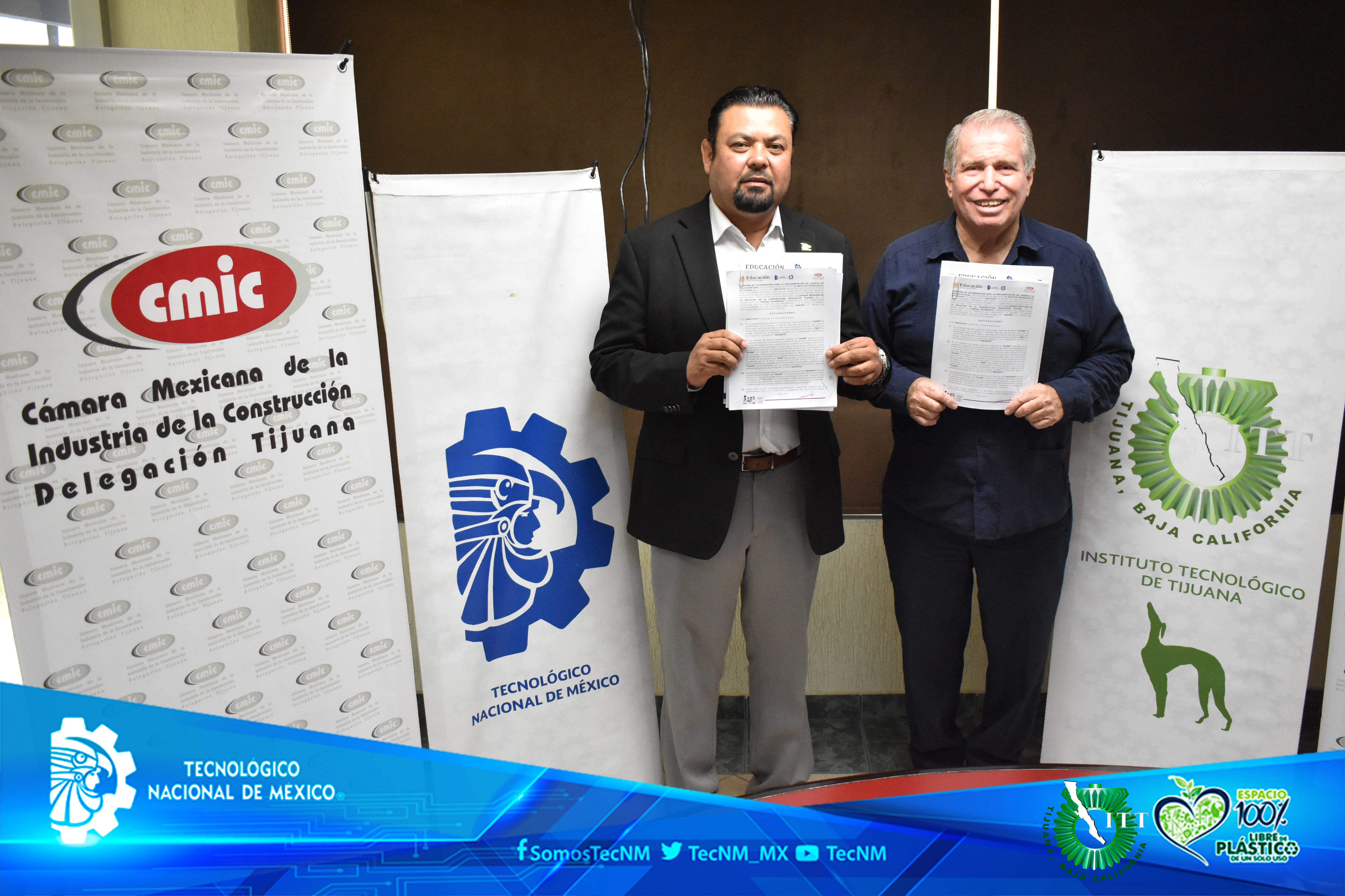 TecNM Tijuana y CMIC firman convenio de colaboración